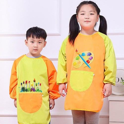 Waterproof kids painting - waterproof, apron