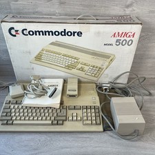 Commodore Amiga 500 A500 Computer Complete Boxed Tested Working