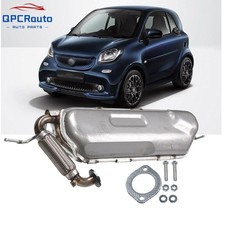 Stainless Steel Rear Exhaust Muffler For Smart Fortwo 1.0L 2008 - 2015 Smart Car