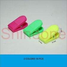 Bulldog Small Strong Clips-  Plastic  - Paper Binder Grip - Receipt Filing