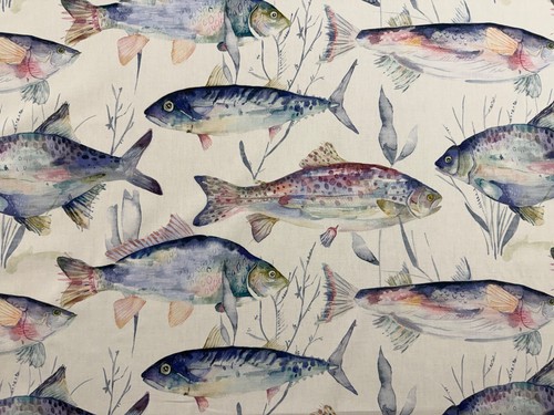 Voyage cotton fabric ives - voyage,