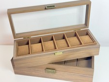 Vintage Wooden Watch Storage