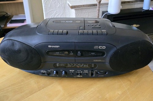 Sharp cd55 boombox - boombox, stereo