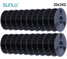 SUNLU 5KG/10KG/20KG PLA PETG Silk ABS ASA SILK 3D Printer Filament 1KG Spool