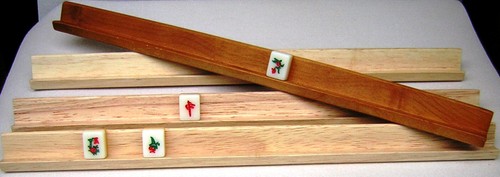 Mahjong racks wooden - racks., set