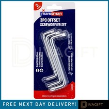 3 x OFFSET SCREWDRIVER SET