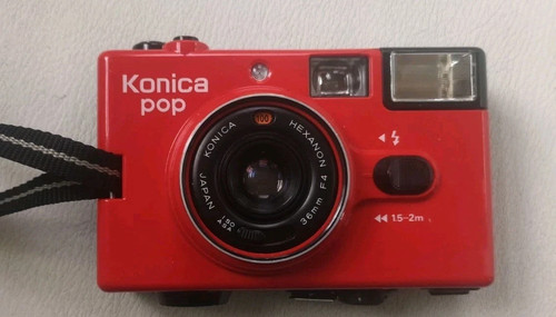 Konica pop 35mm film - film, camera
