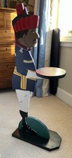 Novelty 1990s Indian Raj Dumb Waiter Butler Side Table, height 3’