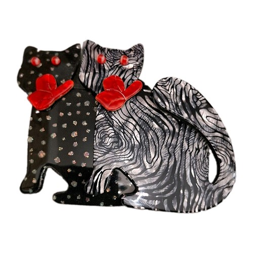 Lea stein genuine brooch - ,