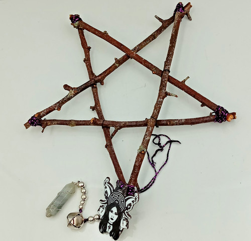Blackthorn pentacle protection - blackthorn,