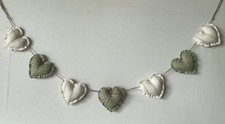 Heart Garland Bunting in Green
