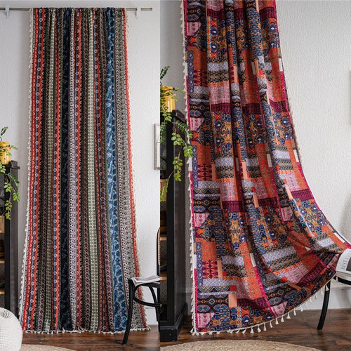 Vintage curtain for - for, living