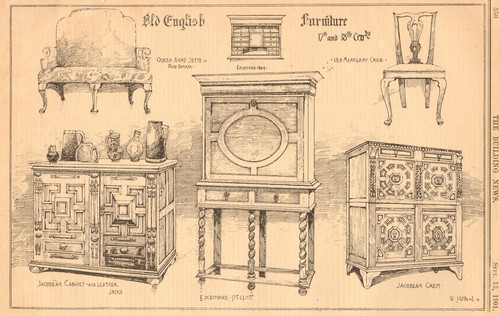 English furniture 18th - furniture, 17-18th