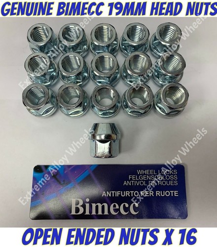Alloy wheel nuts open - wheel, 16