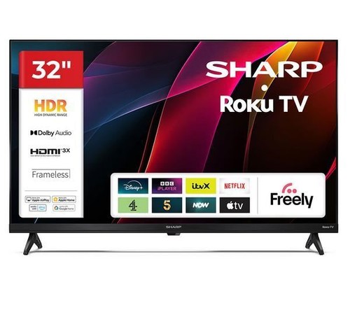 Sharp c32hd2725kb roku tv - roku,