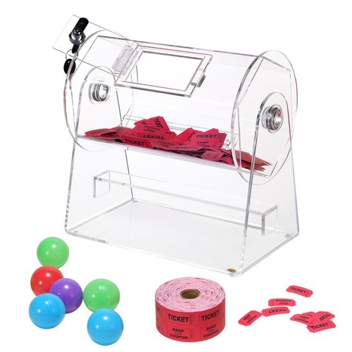 Vevor acrylic raffle drum - acrylic,