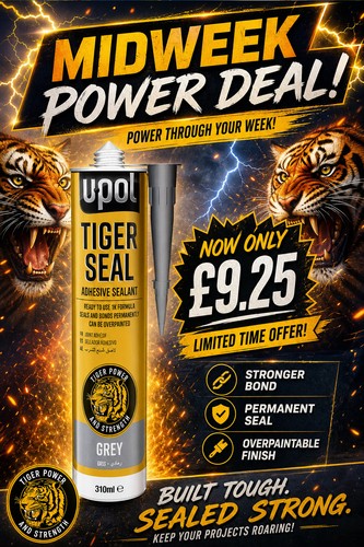 Upol tiger seal grey - grey, 310ml