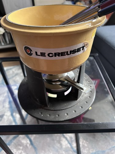 Creuset yellow cast iron - le,