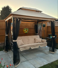 Garden Swing Bench 3 Seater