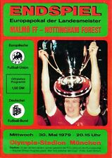 EUROPEAN CUP FINAL 1979 Nottingham Forest v Malmo - official match programme
