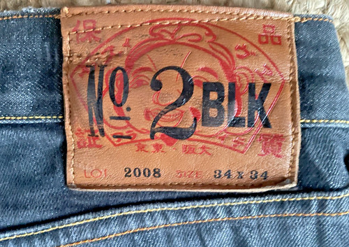 Evisu black selvedge - evisu,