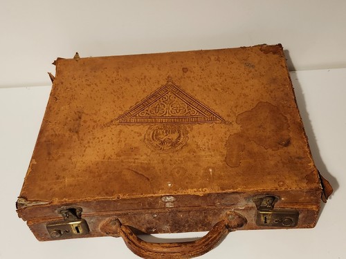 Vintage 1960s moroccan leather - vintage,