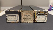 3 Pianola Piano Rolls  Parade Wooden Soldiers Honolulu Eyes Princess Willow Tree