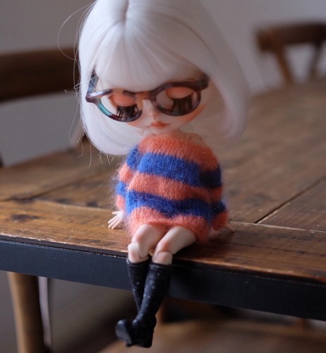 Knitted dress jumper - jumper, for