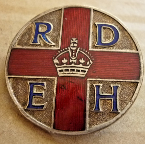 Vintage nursing enamel - nursing,