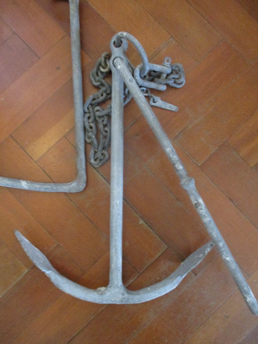 Old boat anchor - boat,