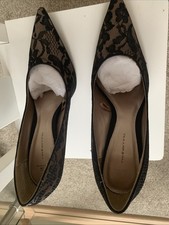 Red Herring Lace Court Shoes Size 7 Worn A Couple of Times