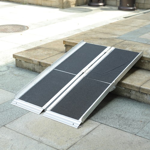 Wheelchair ramp folding - wheelchair,