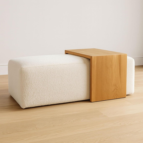 Modern boucle upholstered - modern,