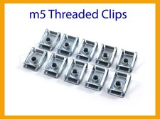 10x m5 Threaded Metal Clips