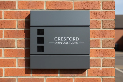 Branded engraved letterbox - branded,