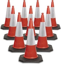 10 X LARGE 2 piece RED TRAFFIC