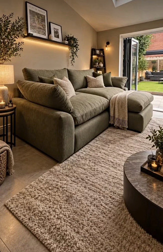 Sage green living room - sage,