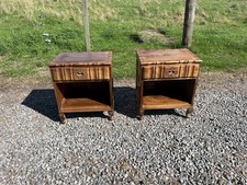 A Pair of Vintage Bedside