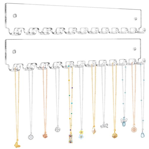 Acrylic necklace holder pack - acrylic,
