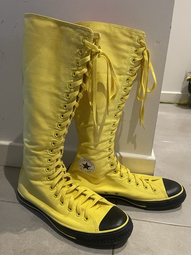 Yellow knee high converse xxhi - yellow,
