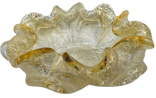Vintage murano venetia yellow - vintage,