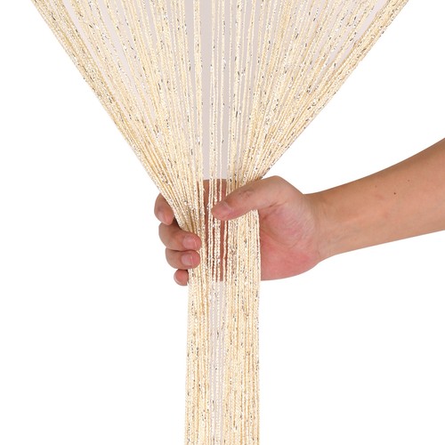 String curtain panel door - curtain,