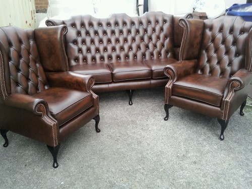 Chesterfield queen ann - , 3str