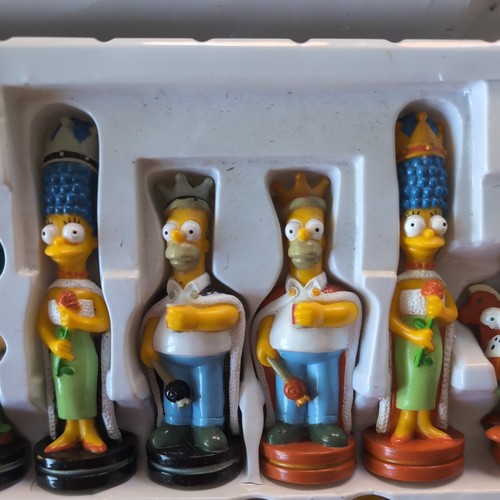 The simpsons black and - and, red