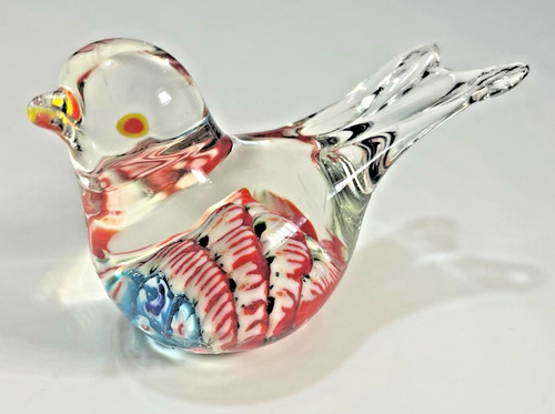 Vintage murano art - glass, bird
