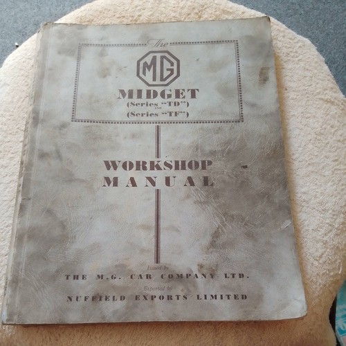 And workshop manual - td,