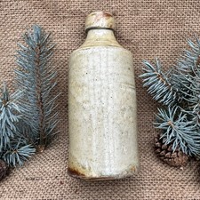 Old Vintage Printed Antique Ginger Beer Bottle PLAIN UNMARKED c1890