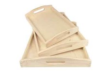 Wooden Breakfast Serving Tray