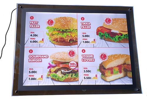 Led crystal frame light box - a2,