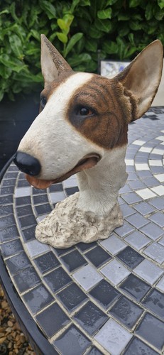 English bull terrier bust - terrier,